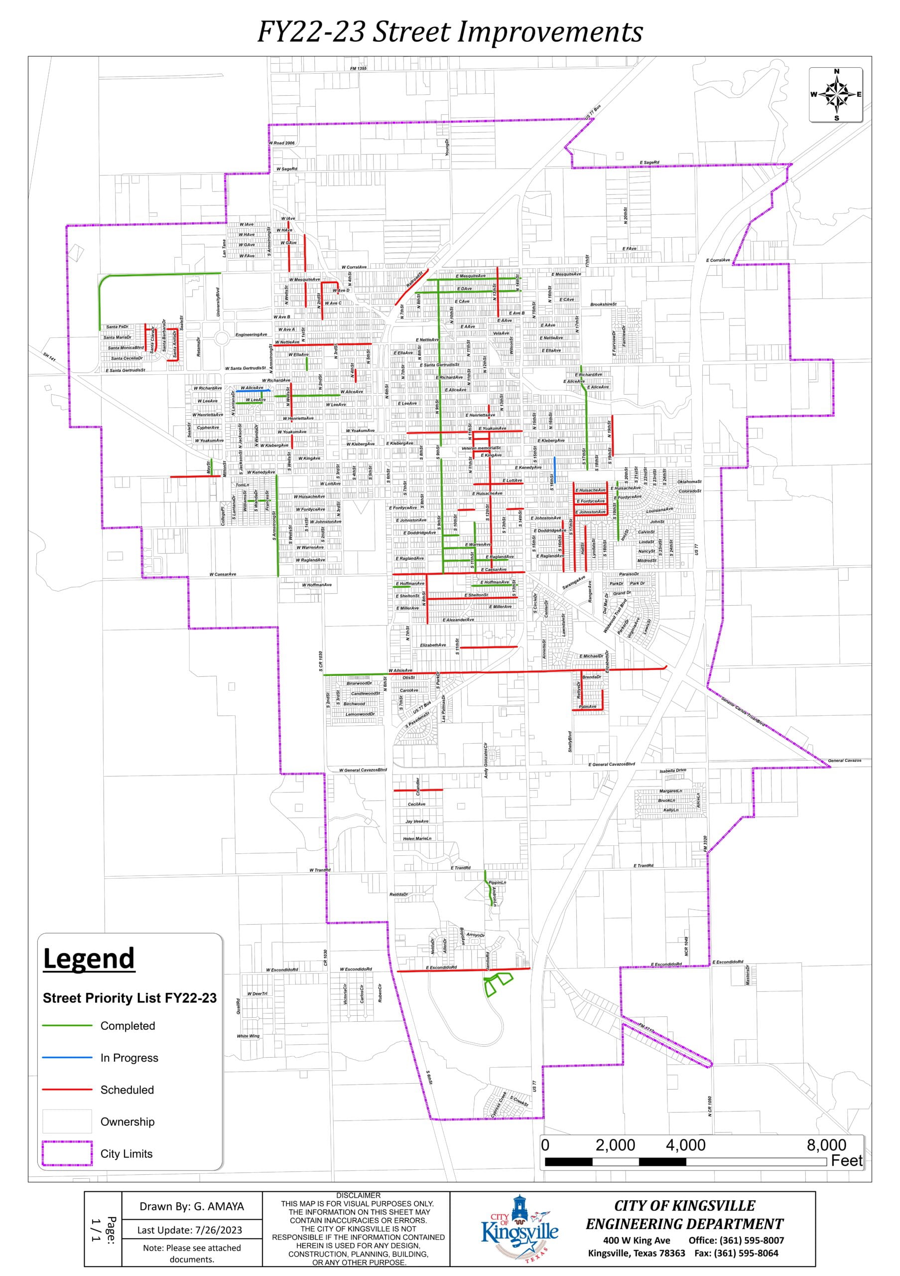 Street Improvement Program - The City Of Kingsville